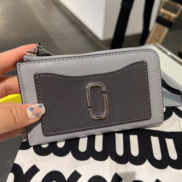 Marc Jacobs The Utility Snapshot Top Zip Multi Wallet 2F3SMP063S07 grey multi - Picture 1 of 11